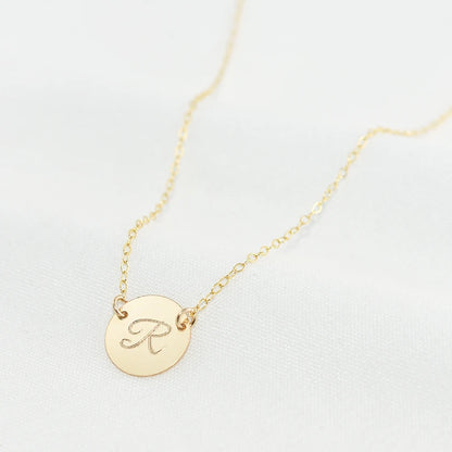 Coin Necklace Handmade Gold Choker Gold Filled Pendant  Boho Collier Femme Letter Necklace Kolye Collares Women Jewelry