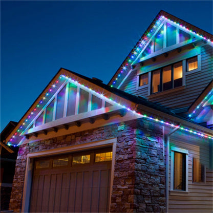 Solar Rope Lights Solar LED Light Path Deck Outdoor Garden Solar String Lights Waterproof Outdoor Lighting Strips 8 Light Modes