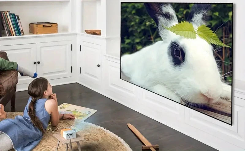 Ultra high definition 4K projector, home TV, bedroom, living room, wall projection, home cinema, mobile phone screen projection,