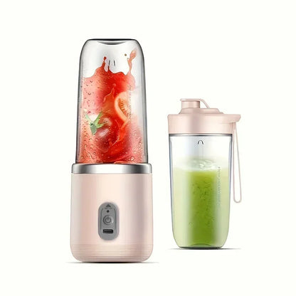 Portable Electric Juicer Mini Home Mixer Multifunctional Fruit and Vegetable Crushing Mixer USB Charging Juice Cup Juicing Tool