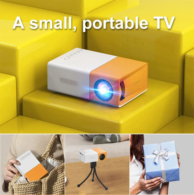 Ultra high definition 4K projector, home TV, bedroom, living room, wall projection, home cinema, mobile phone screen projection,