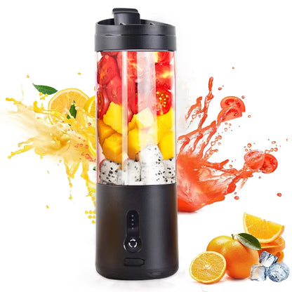 Elevate Your Smoothie Game with the USB Rechargeable Mini Portable Juicer Blender - Perfect for Fresh Fruit Juice on the Go!