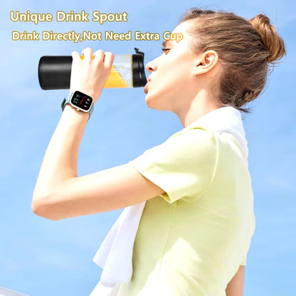 Elevate Your Smoothie Game with the USB Rechargeable Mini Portable Juicer Blender - Perfect for Fresh Fruit Juice on the Go!